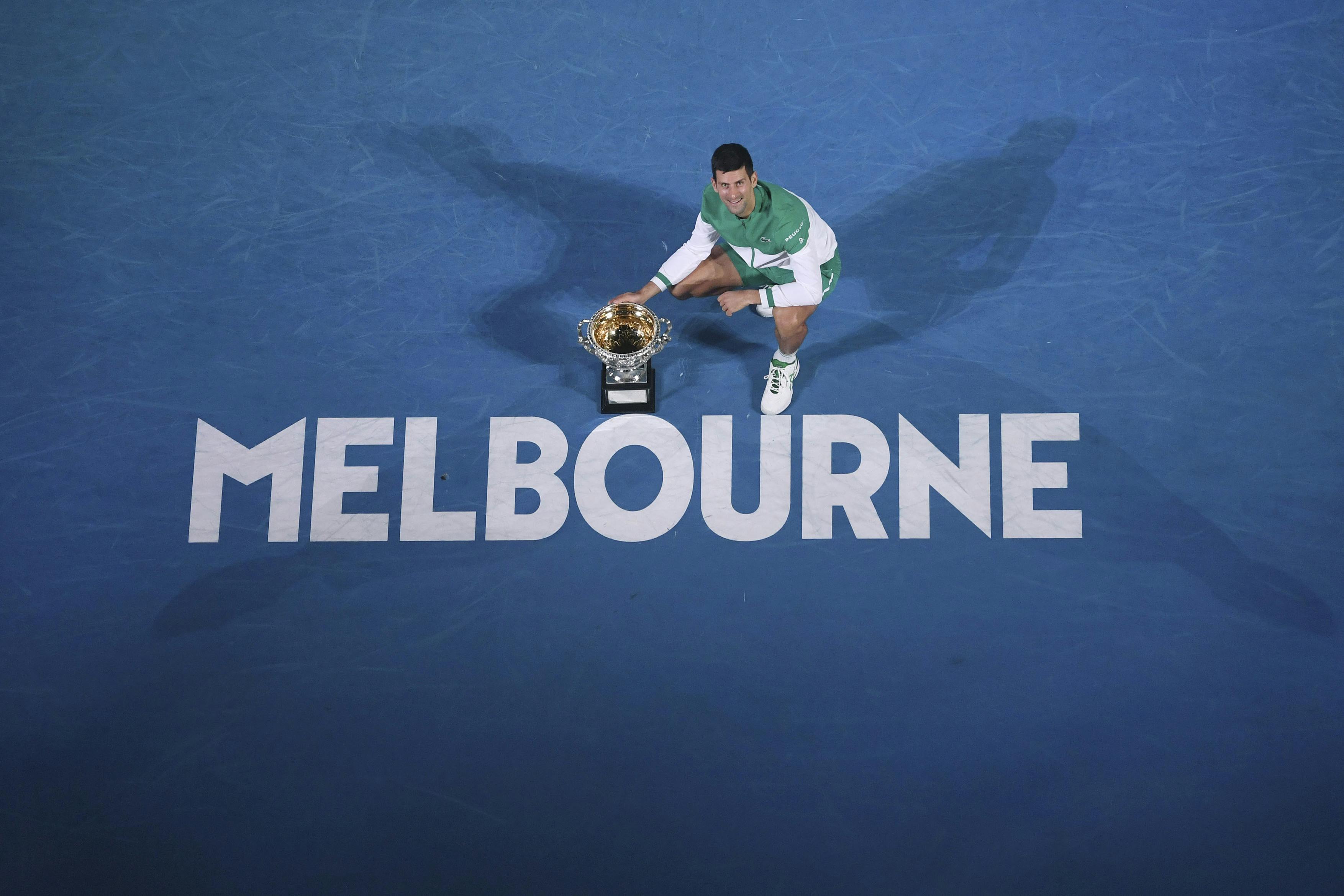 King of Melbourne Djokovic determined to be crowned the greatest