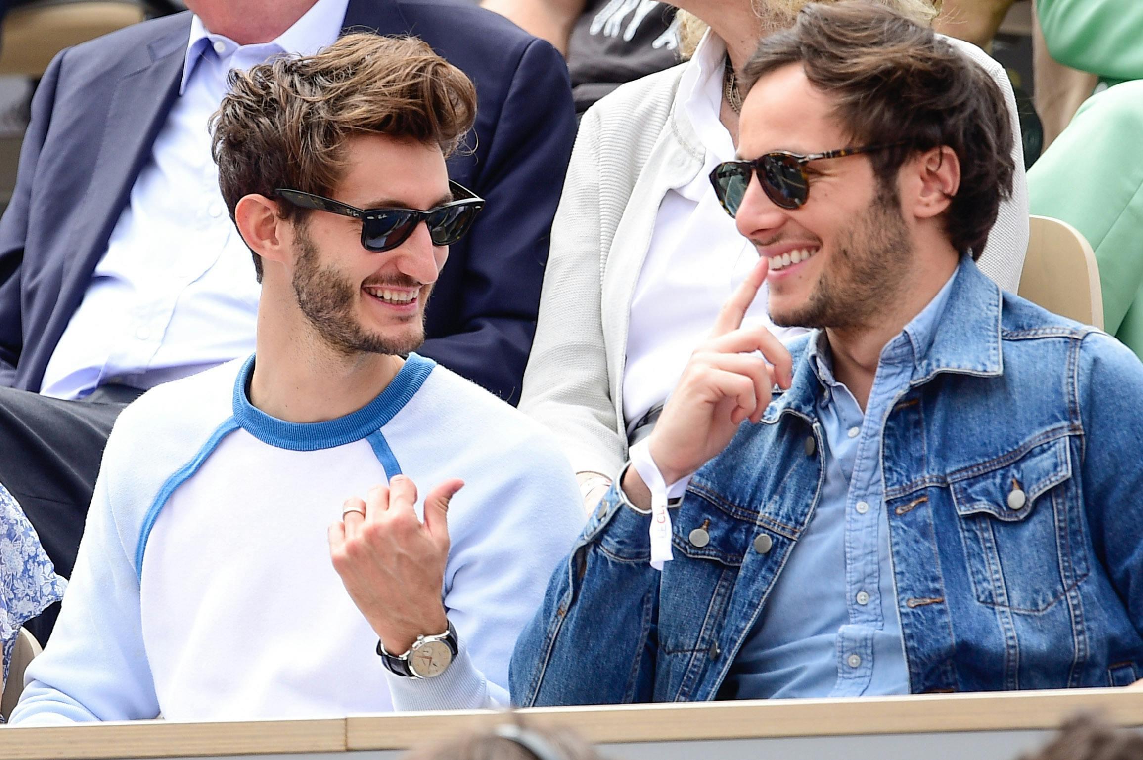 French actor Pierre Niney and singer Vianney Roland-Garros 2019