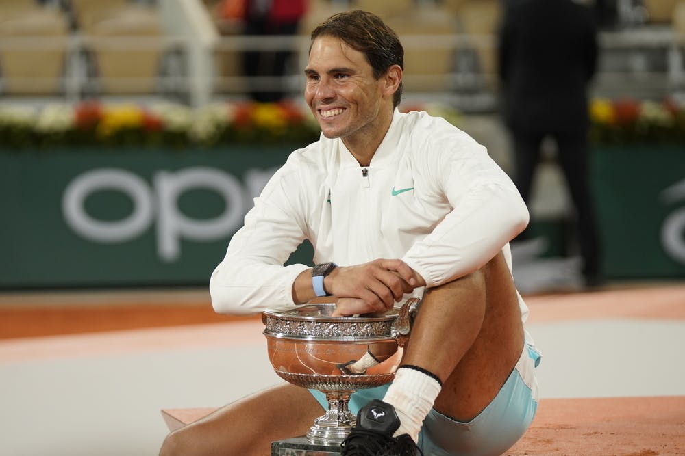 Rafael Nadal, Roland Garros 2020, final, trophy