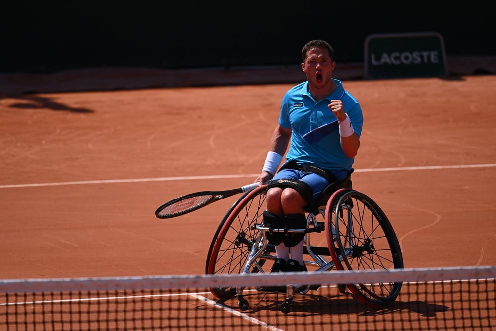 Alfie Hewett, quarts de finale, tennis-fauteuil, Roland-Garros 2023