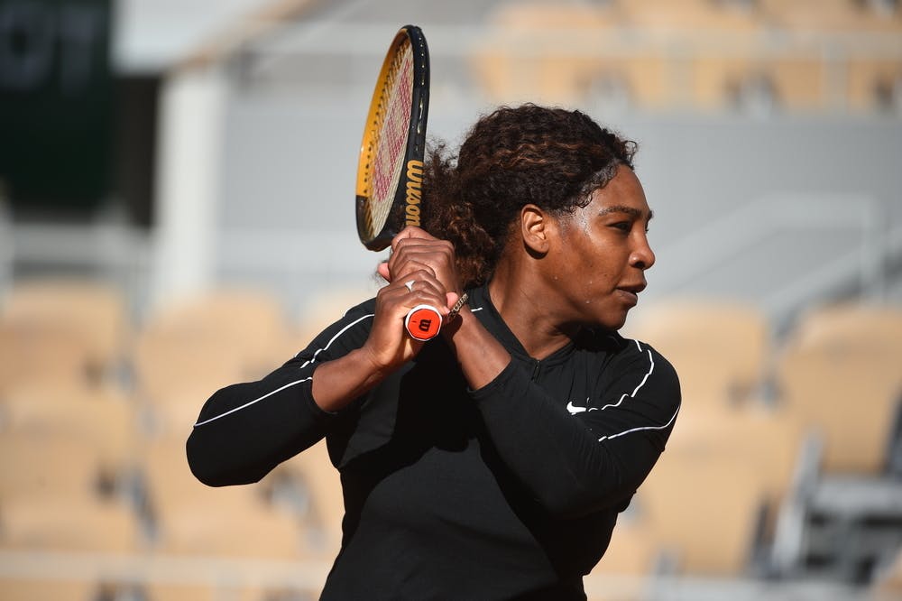 Serena Williams practice Roland-Garros 2021