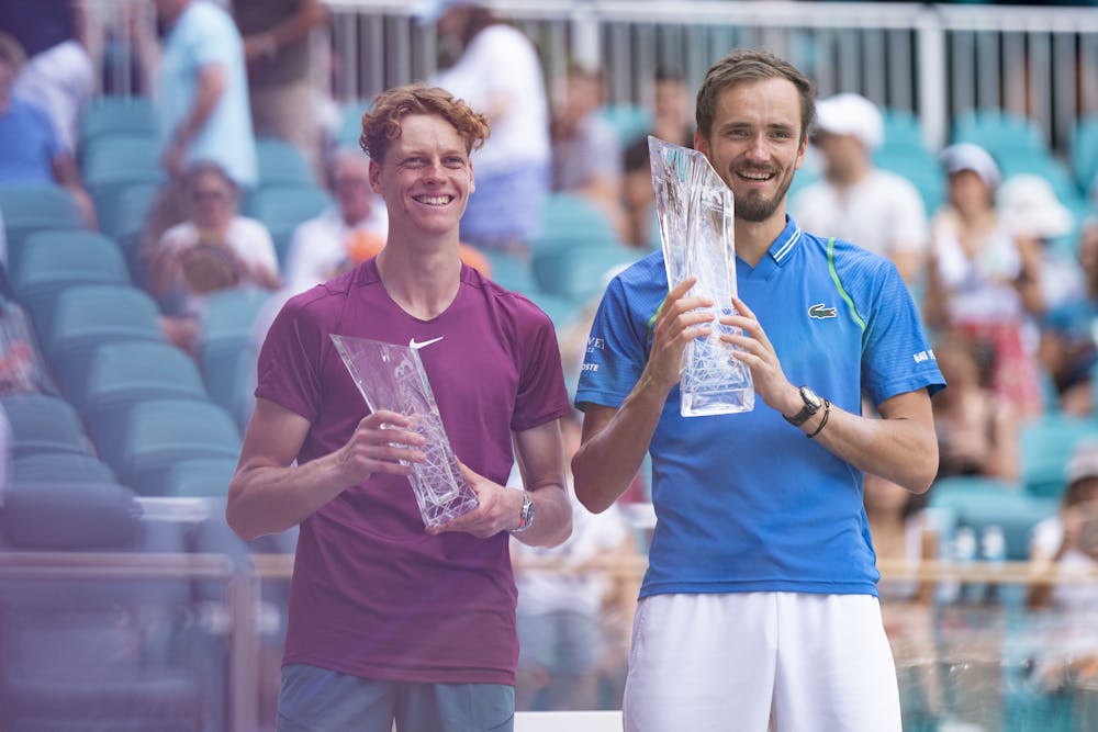 Jannik Sinner & Daniil Medvedev / Finale Miami 2023