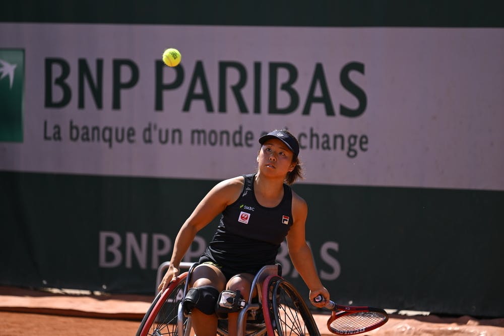 Yui Kamiji, tennis-fauteuil, simple dames, quarts de finale, Roland-Garros 2022