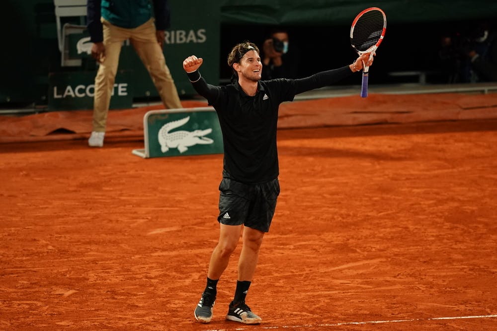 Dominic Thiem, Roland-Garros 2020, huitièmes de finale, 