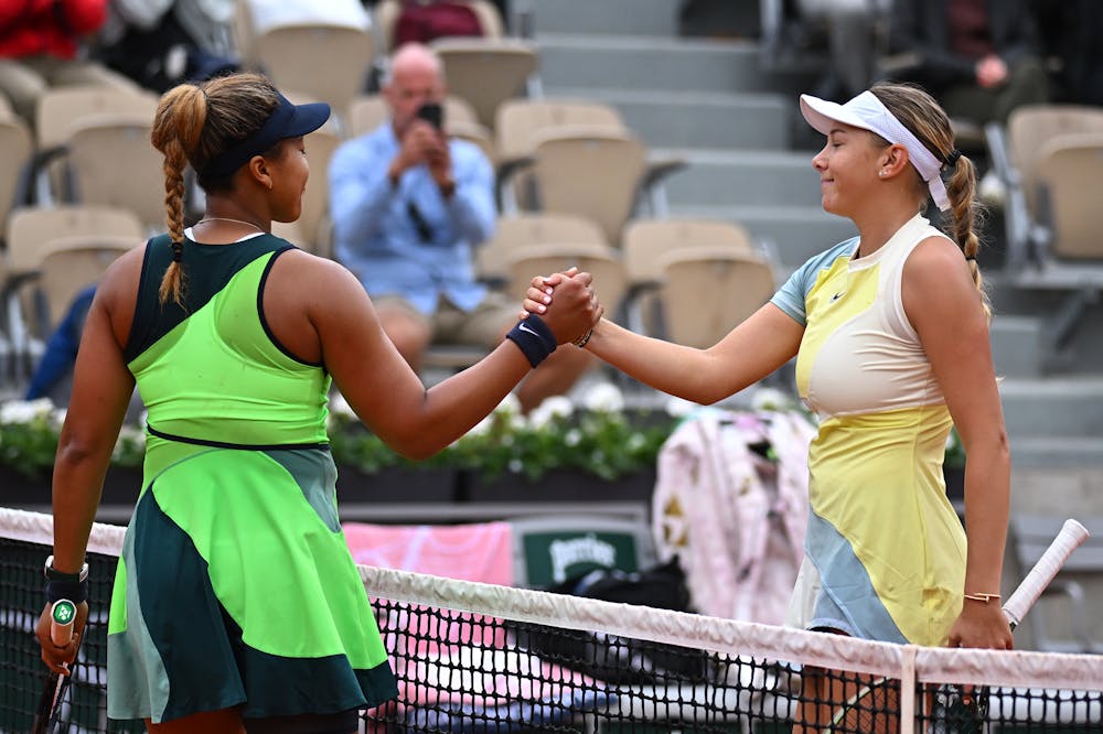 Osaka Anisimova Roland-Garros premier tour
