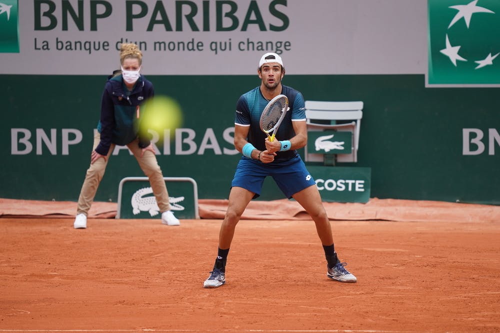 Matteo Berrettini, Roland-Garros 2020, premier tour