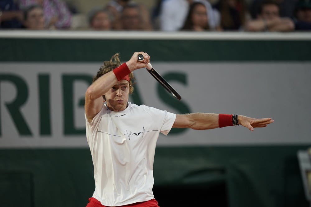 Andrey Rublev, second round, Roland-Garros 2023