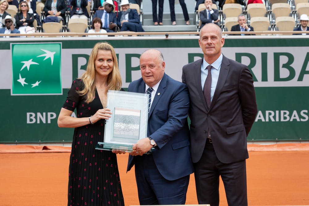 Lucie Safarova - Roland-Garros 2019 - cérémonie
