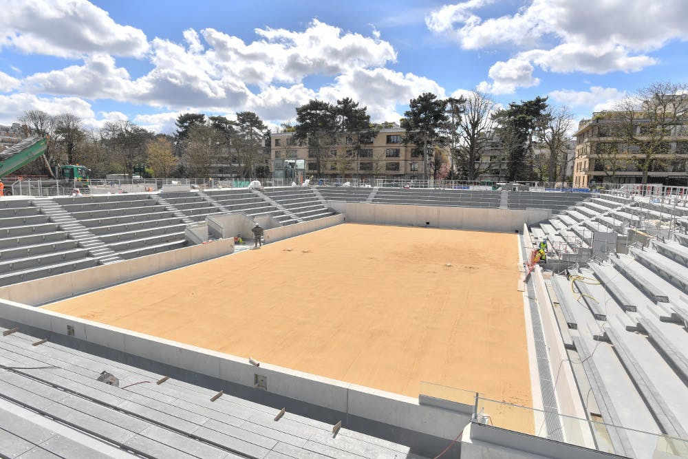 stade Roland-Garros 2018 court 18 / Roland-Garros stadium 2018 court 18.
