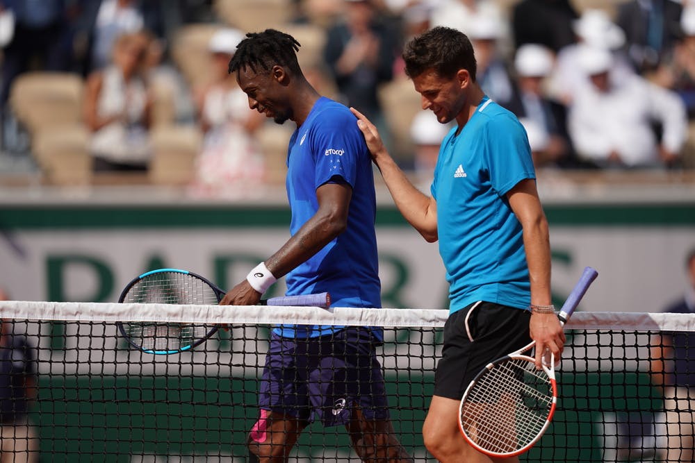 Dominic Thiem and Gael Monfils