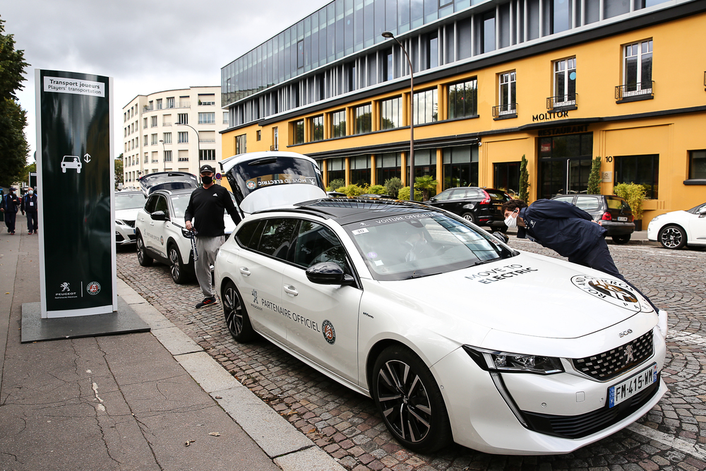 Transport des joueurs Peugeot Roland-Garros 2021