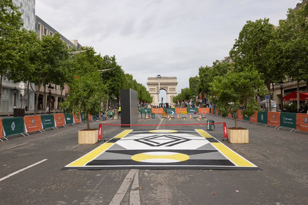 Urban Tennis, Champs Élysées, Roland-Garros 2022 