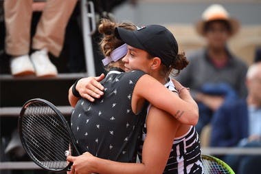 Ashleigh Barty and Marketa Vondrousova