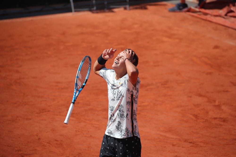 Holger Vitus Nodskov Rune winning Roland-Garros 2019 juniors