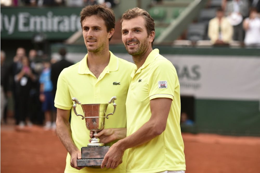 Julien Benneteau Edouard Roger-Vasselin Roland-Garros men's doubles champions 2014 / double messieurs.