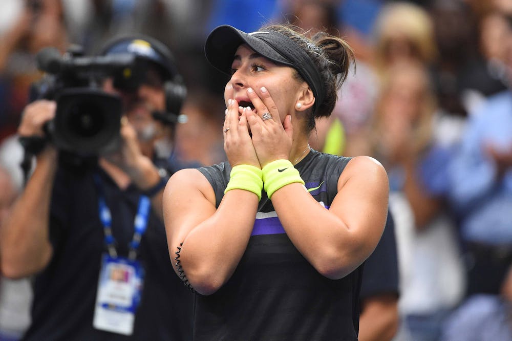 Bianca Andreescu not believing she just won the 2019 US Open