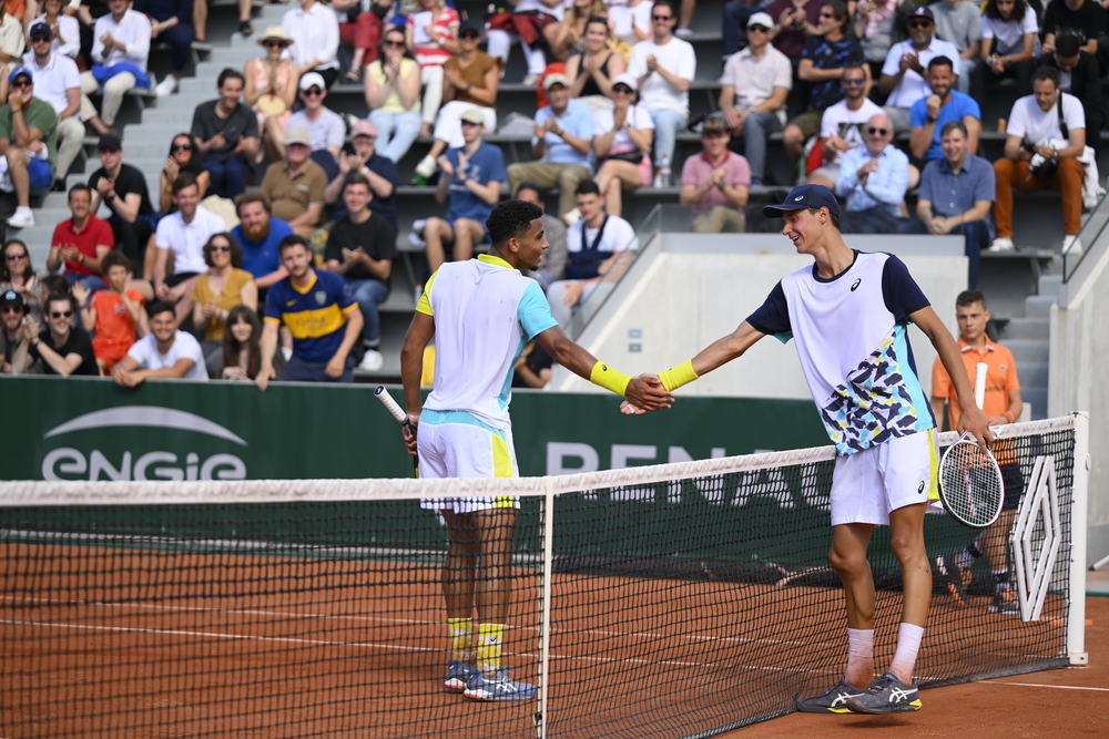 Gabriel Debru, Arthur Fils, 1er tour, qualifications, Roland-Garros 2022