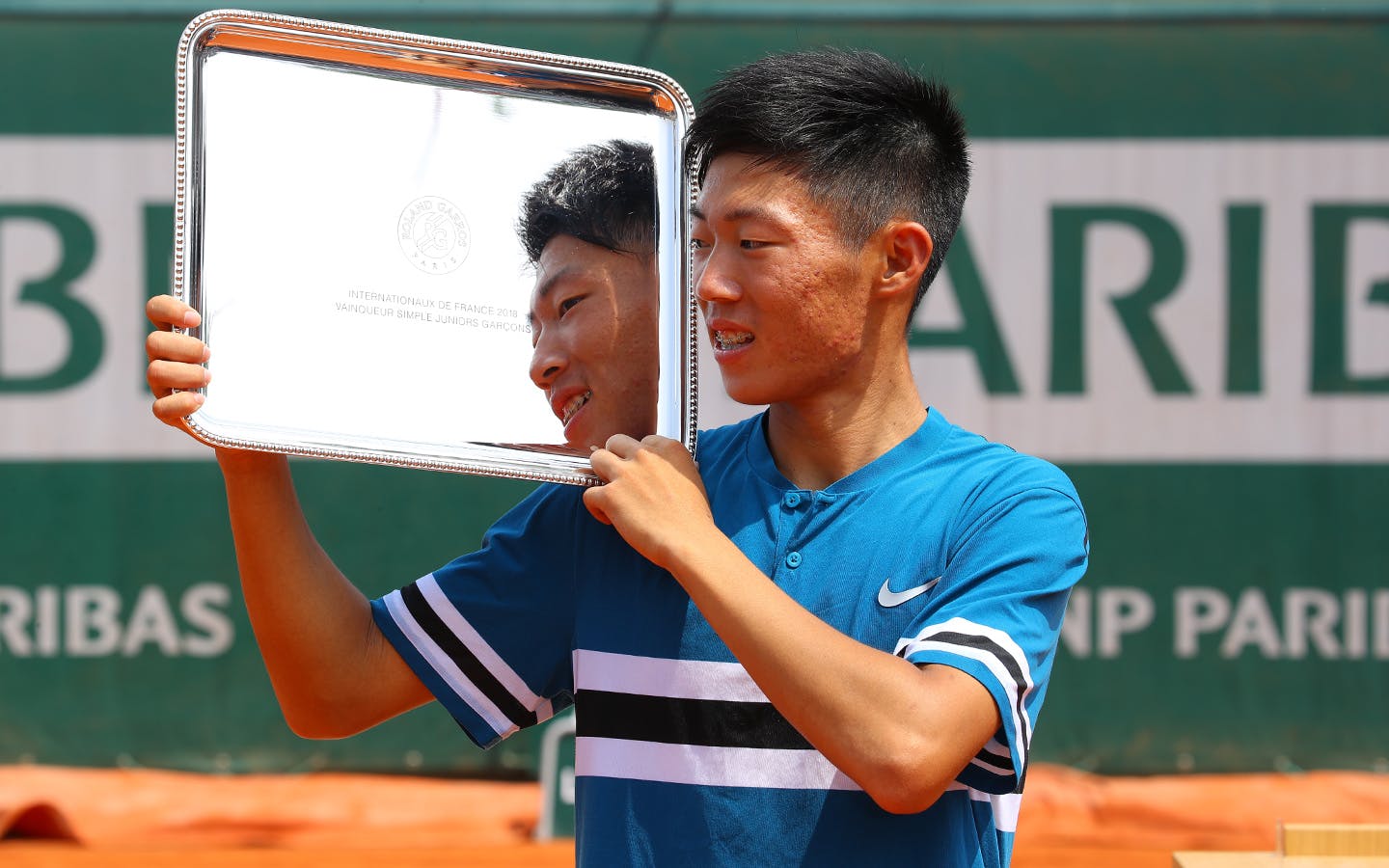 Chun Hsin Tseng, Simple garçons Roland-Garros 2018
