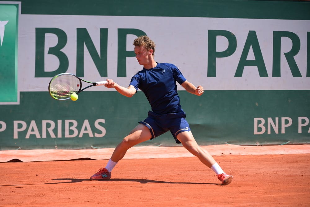 Luca Van Assche, Roland-Garros 2021, last 16, boy's singles