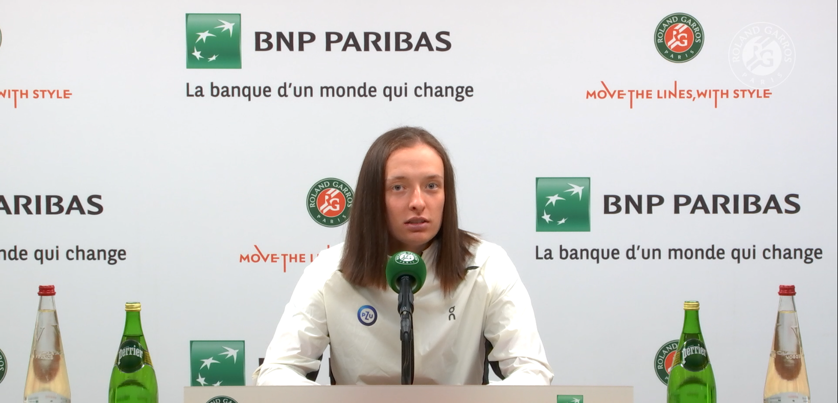 Iga Swiatek, press, second round, Roland-Garros 2023 