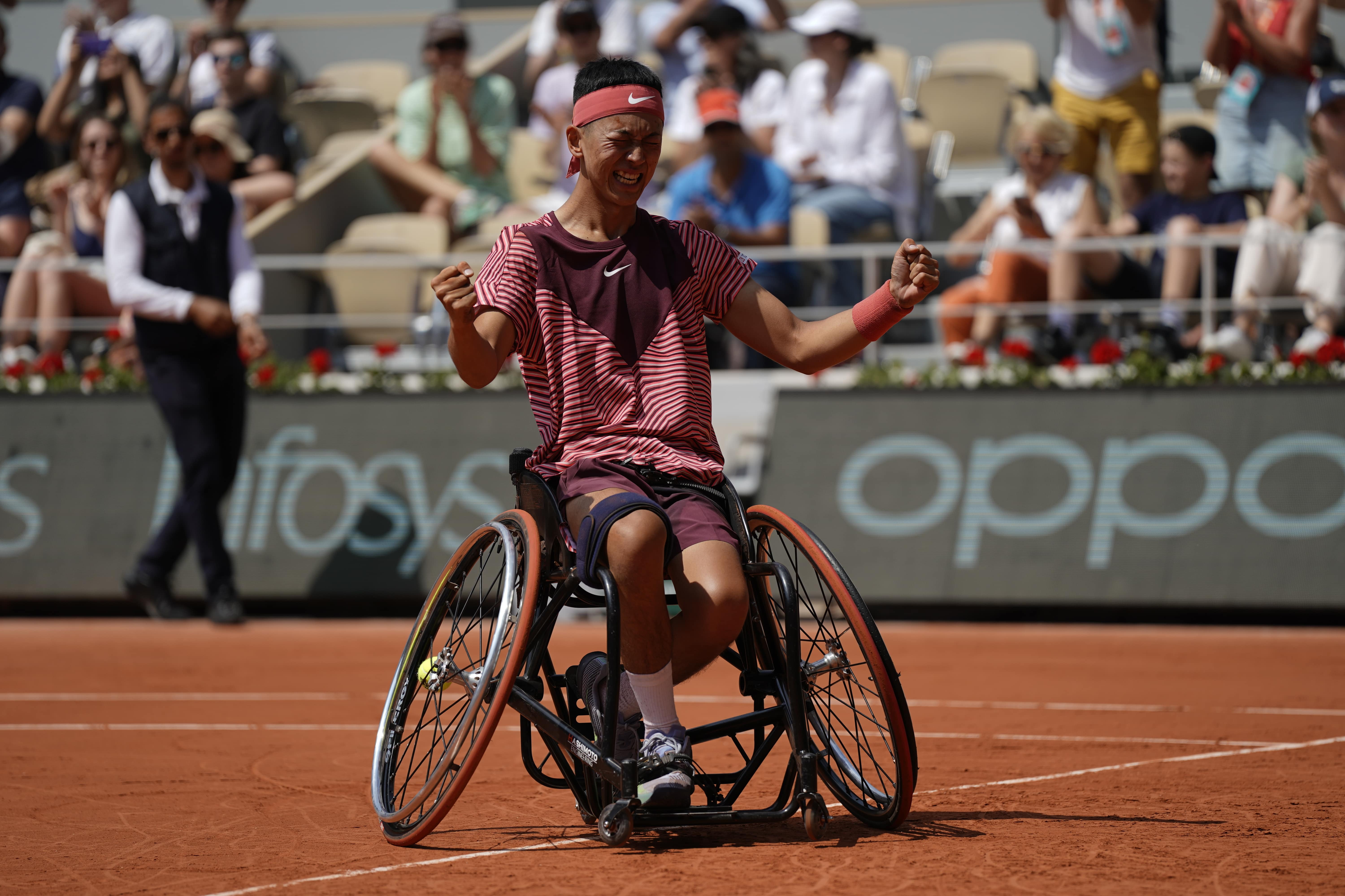 Tokito Oda, finale, tennis-fauteil, simple messieurs, Roland-Garros 2023
