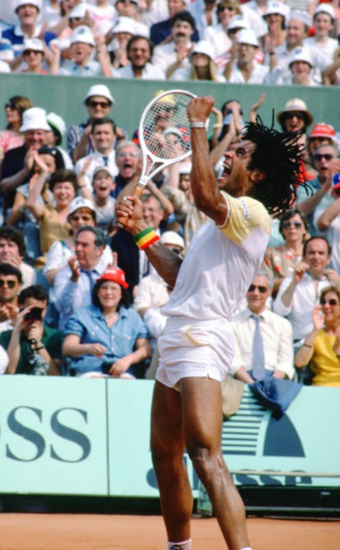 Yannick Noah Roland-Garros 1983.