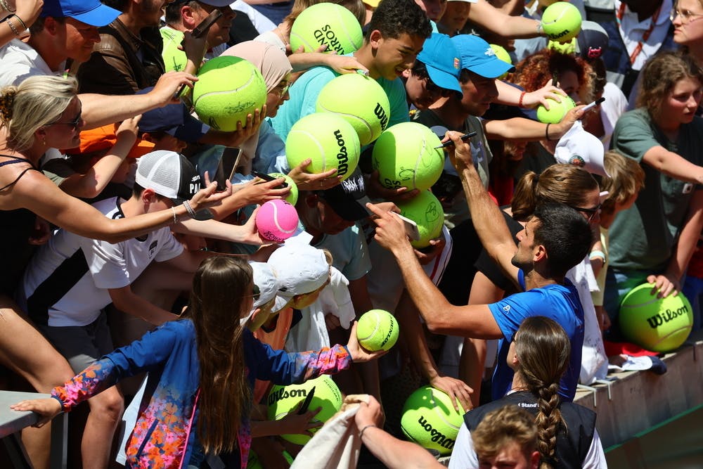 Novak Djokovic / Journée Yannick Noah Roland-Garros 2023