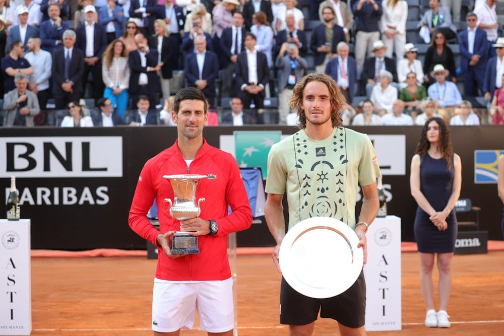 Novak Djokovic Stefanos Tsitsipas Italian Open 2022 Rome final