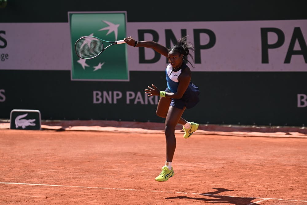 Alycia Parks, women's doubles, first round, Roland-Garros 2023 