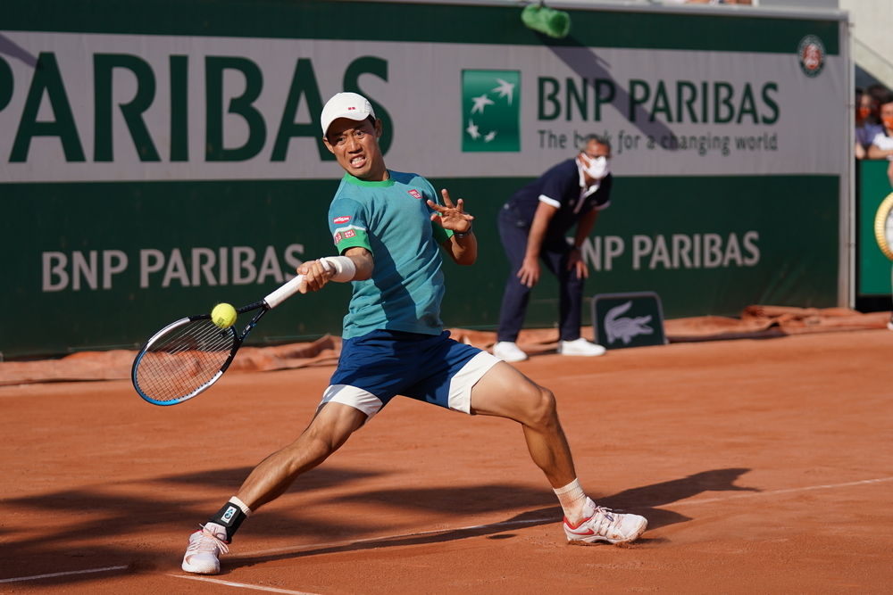 Kei Nishikori Roland-Garros 2021
