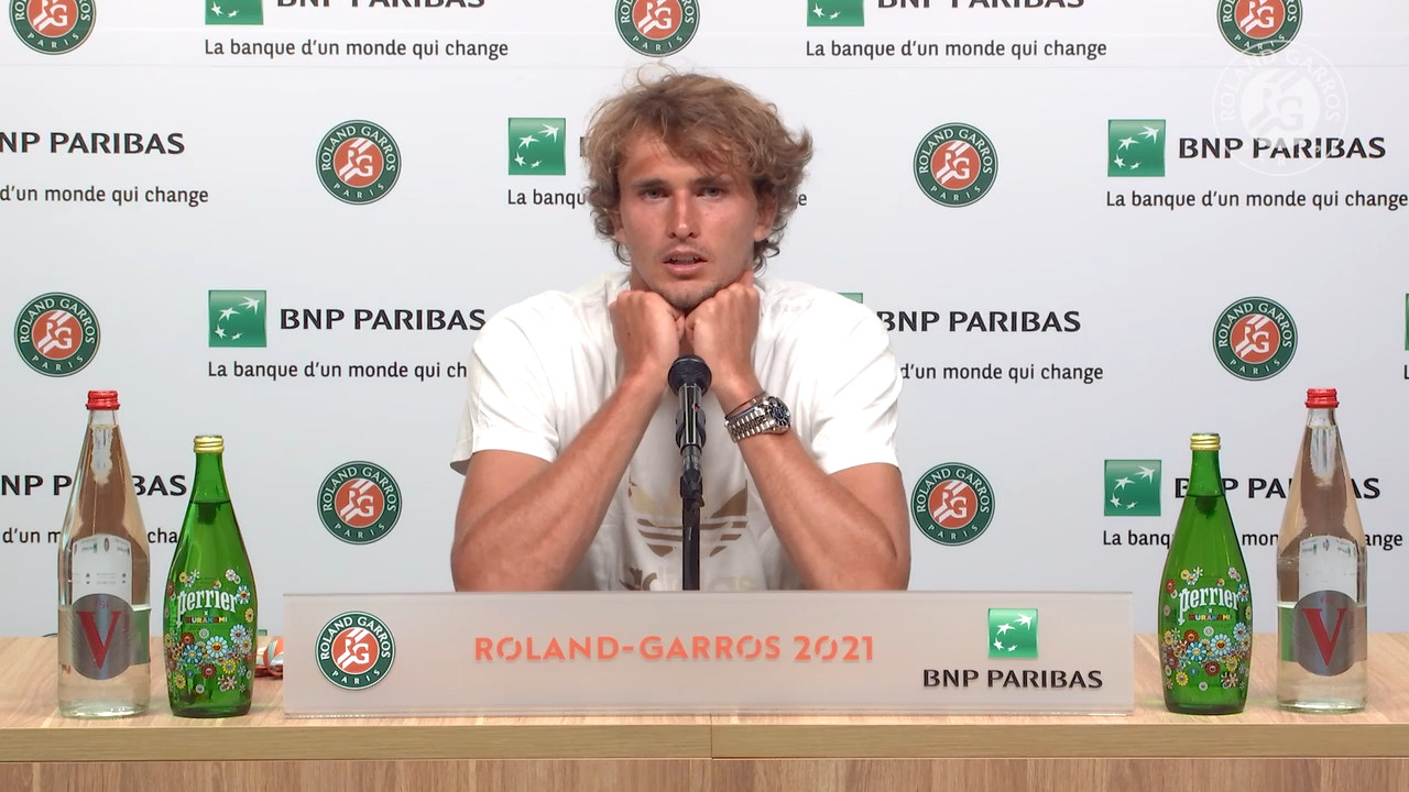 Alexander Zverev Conférence de presse
