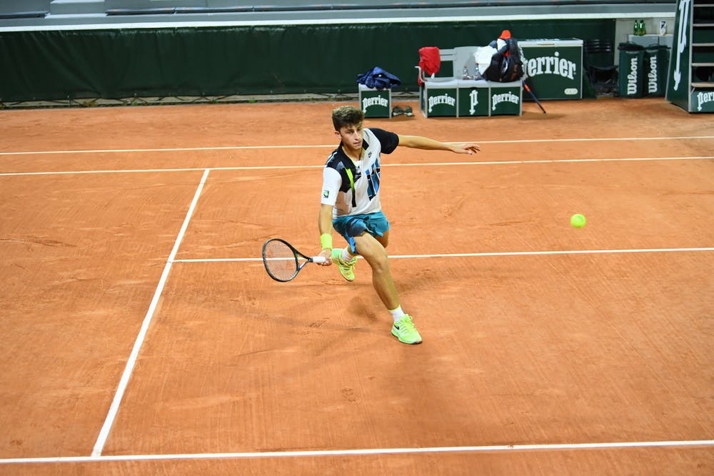 Luca Nardi, Roland Garros 2020, first round juniors