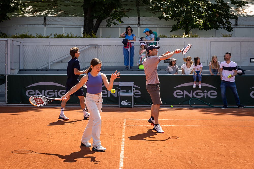 Jouer sur la terre battue de Roland-Garros, journée Yannick Noah, Roland-Garros 2023