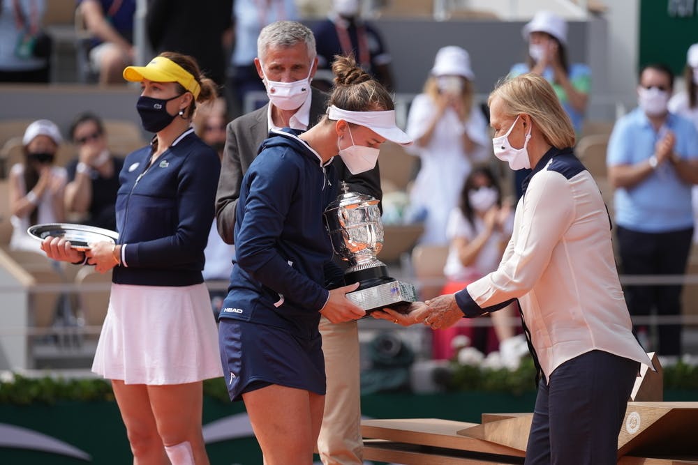 Barbora Krejcikova, Martina Navratilova, Roland-Garros 2021, final