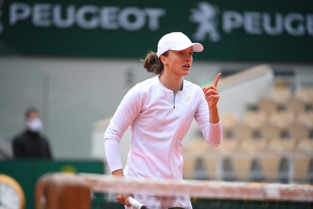 Iga Swiantek, Roland-Garros 2020, demi-finales
