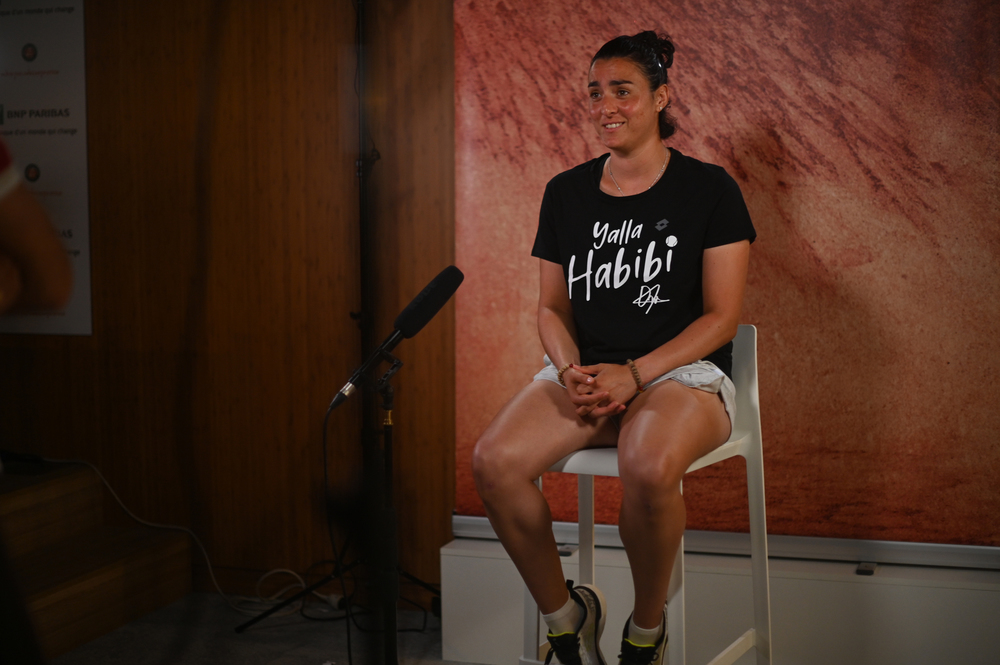 Ons Jabeur, Media Day, Roland-Garros 2022