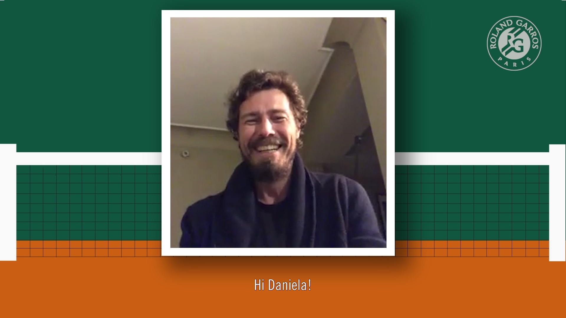 Chatting with Daniela with Marat Safin