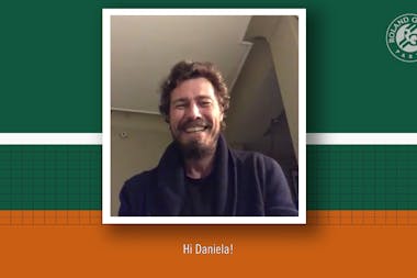 Chatting with Daniela with Marat Safin