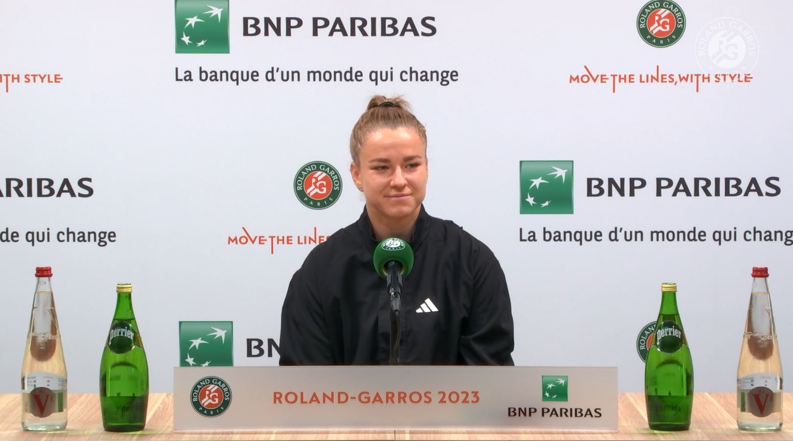 Karolina Muchova, press, quarter-final