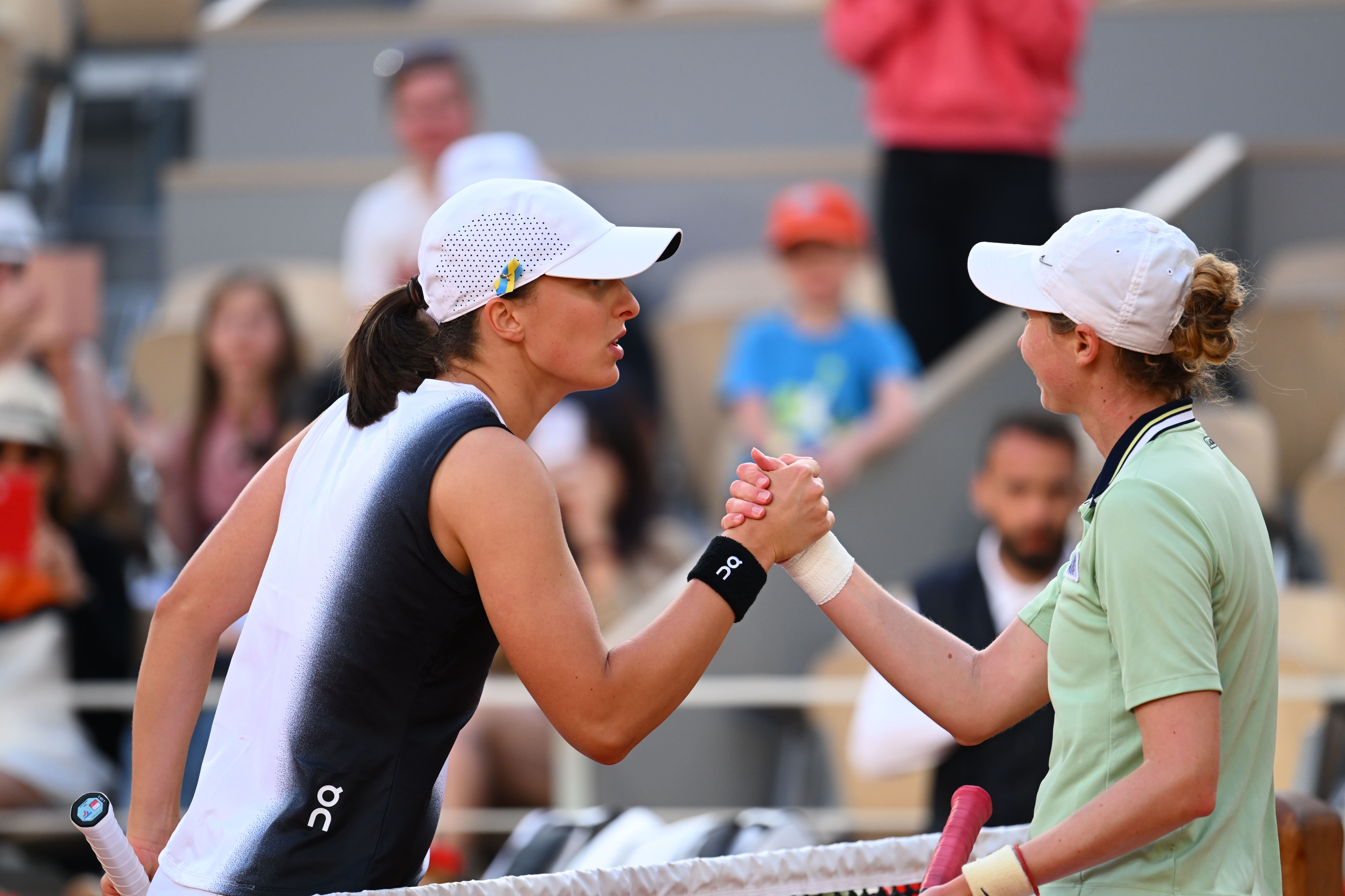 Iga Swiatek, Cristina Busca, 1er tour, Roland-Garros 2023