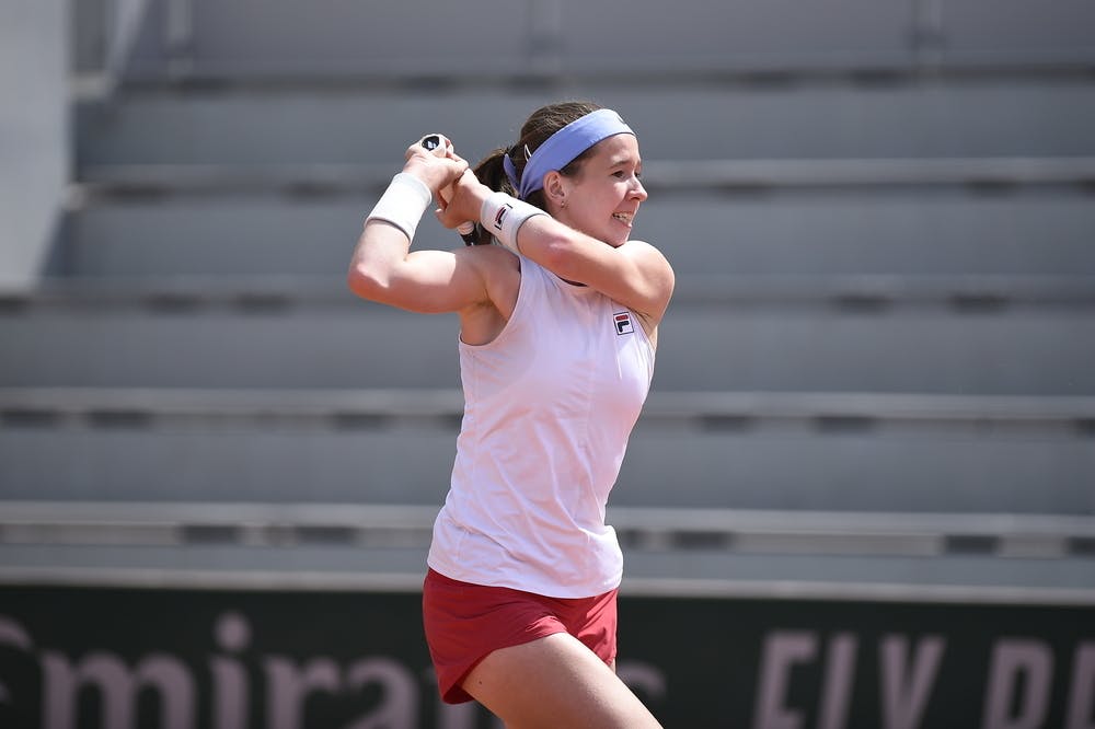 Nikola Bartunkova, Roland Garros 2022, girls' singles quarter-finals
