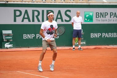 Roger Federer - Roland-Garros 2019 - Entraînement