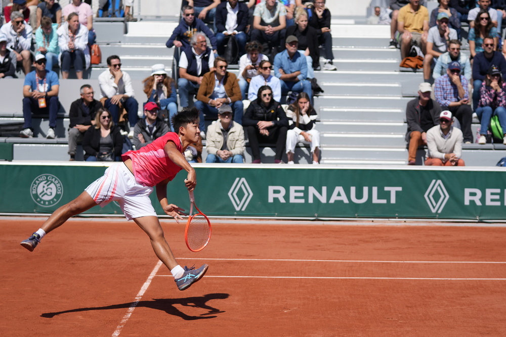 Jeremy Jin, Roland-Garros 2022, Simple Garcons, 1er Tour