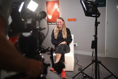 Caroline Wozniacki media day interview 