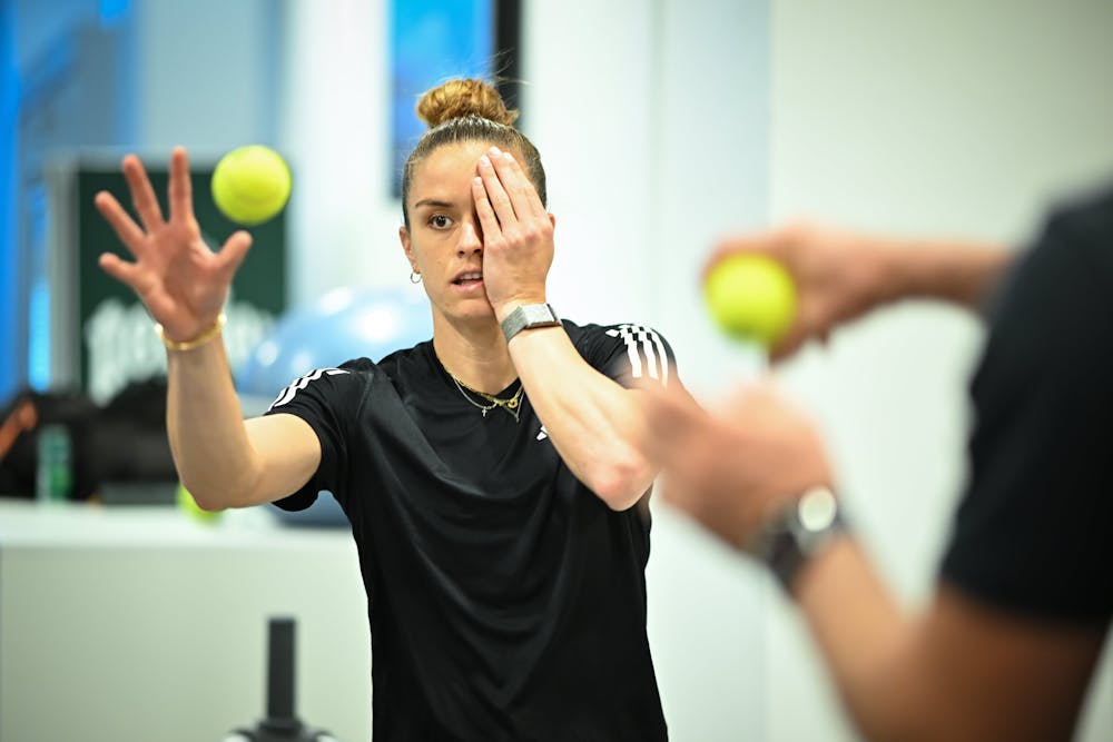 Maria Sakkari en coulisses Roland-Garros 2023