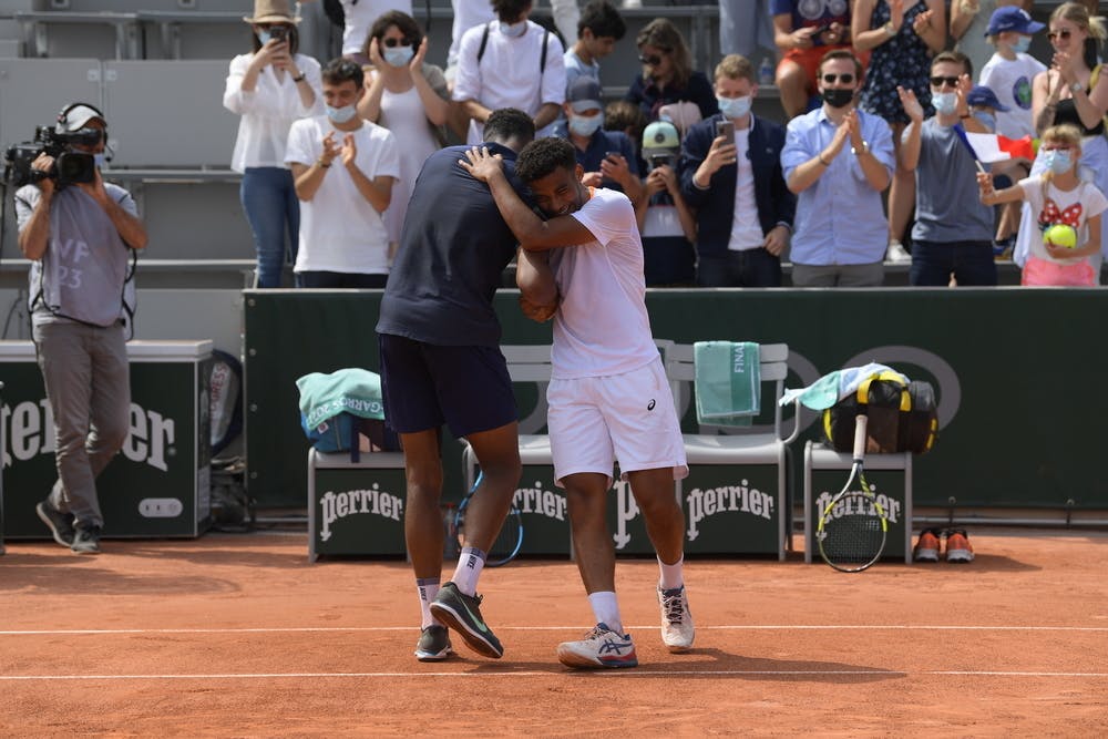 Giovanni Mpetshi Perricard, Arthur Fils, Roland-Garros 2021, boys' doubles final