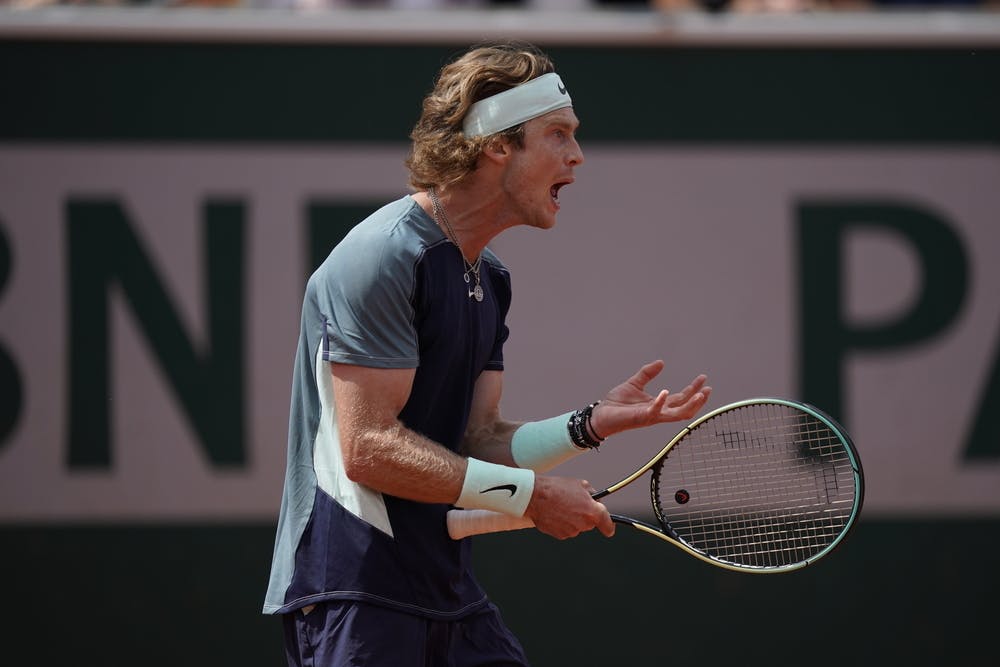 Andrey Rublev, Roland-Garros 2022, Simple Messieurs, 3eme Tour