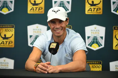 Rafael Nadal at the Rolex Paris Masters 2018 Media Day