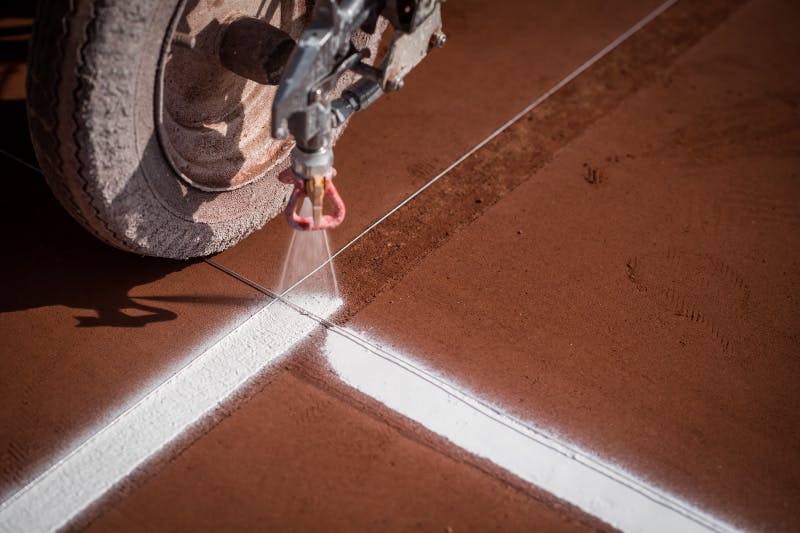 Préparation des courts en terre battue de Roland-Garros / Roland-Garros clay courts preparation 2018.