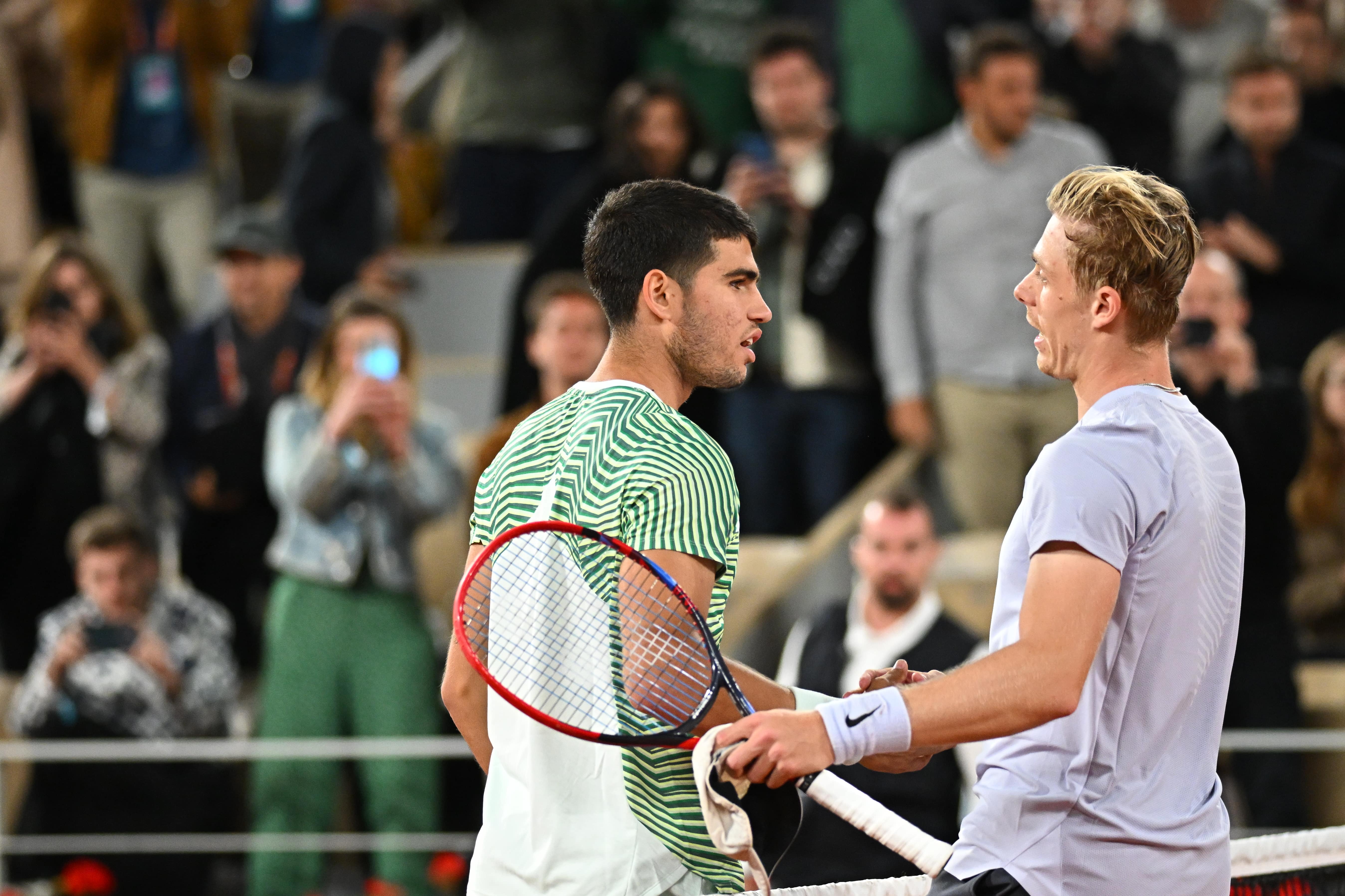 Carlos Alcaraz, Denis Shapovalov, Roland-Garros 2023, third round
